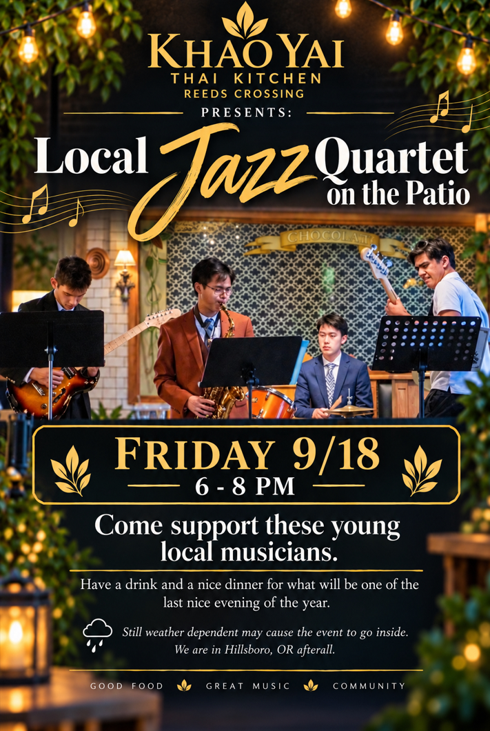 Live Music at Khao Yai Thai Kitchen